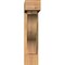 Ekena Millwork Funston Block Smooth Bracket w/ Offset Brace, Western Red Cedar, 5 1/2"W x 20"D x 24"H BKT0604X20X24FST05SWR - alternate 2